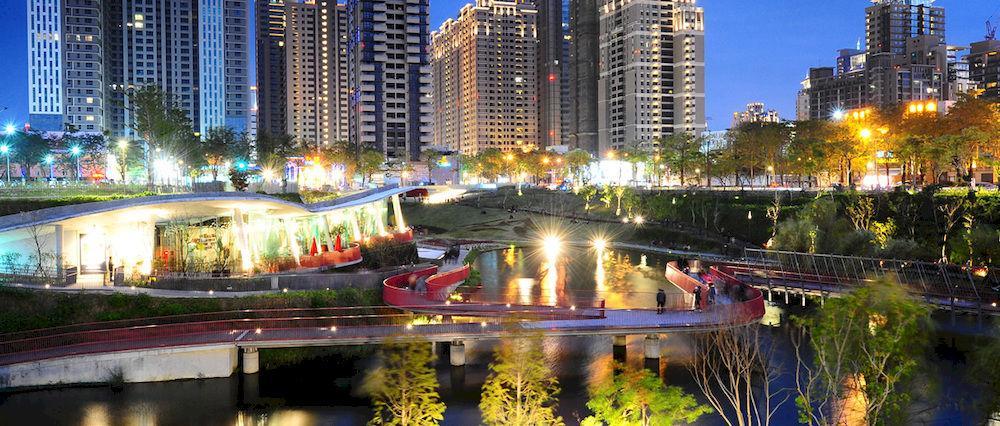 טאיצ'ונג The Lin Hotel מראה חיצוני תמונה View of the park at night
